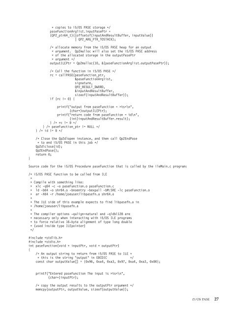 System i: Programming i5/OS PASE - IBM