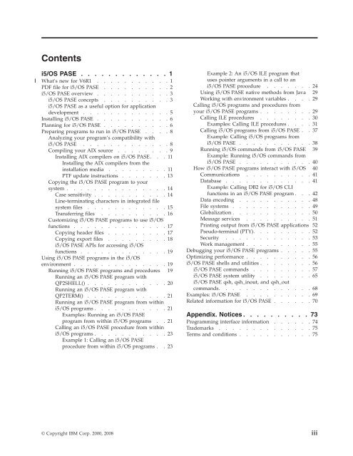 System i: Programming i5/OS PASE - IBM