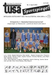 Erfolgreiche 2. Basketball-Damenmannschaft! - SC Alstertal ...