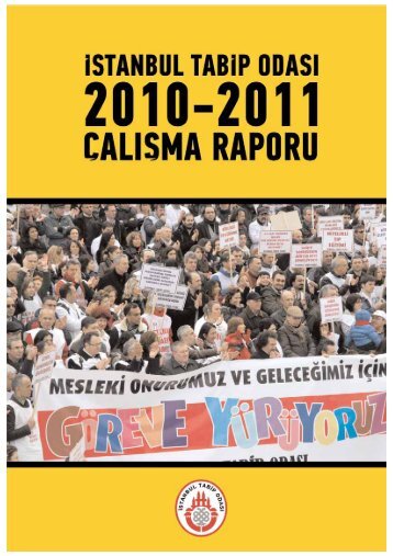 İstanbul Tabip Odası 2010-2011 çalışma raporu için