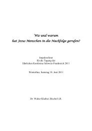 Bibelarbeit von Walter Klaiber, Bischof i.r. - Evangelisch ...