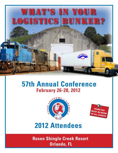 2012 Attendees - Food Shippers of America.