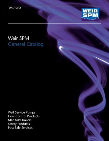 Weir SPM General Catalog - Weir Oil & Gas Division