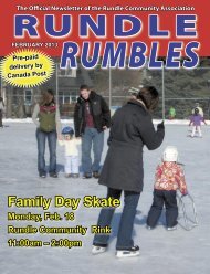 Rundle Rumbles - Calgary Communities and Community Associations
