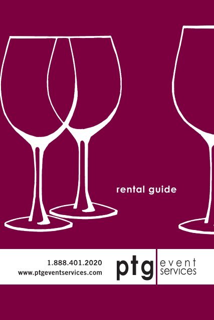 rental guide - PTG Event Services