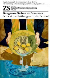 Ausgabe als PDF downloaden - Zürcher Studierendenzeitung