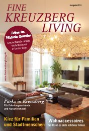 Ausgabe 2011 FINE – KREUZBERG LIVING - Viktoria Quartier