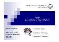 XORP Extensible Open Router Platform