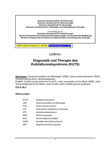 Leitlinie: Diagnostik und Therapie des ... - AWMF