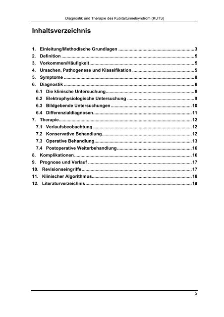 Leitlinie: Diagnostik und Therapie des ... - AWMF