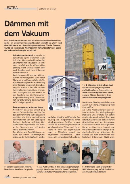 Dämmen mit dem Vakuum