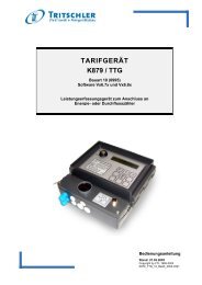 TARIFGERÄT K879 / TTG - FTL Tritschler Elektronik+Feingerätebau