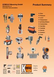 Product summary kobold messring gmbh