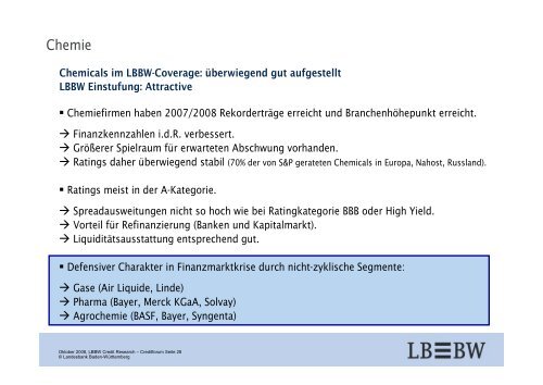 Auswirkungen des Ölpreises auf die Credit-Märkte