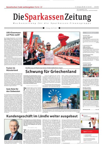 als PDF downloaden - Sparkassenzeitung