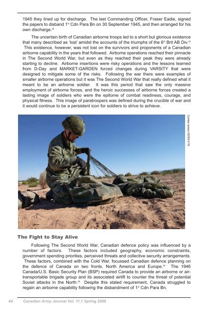 The Canadian Army Journal