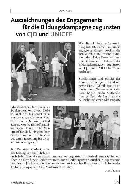 Liebe Schülerinnen und Schüler - CJD Königswinter