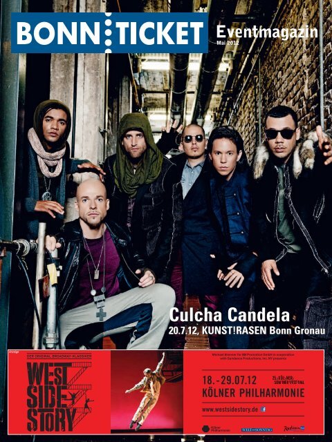 Culcha Candela 20.7.12, KUNST! - Bonnticket