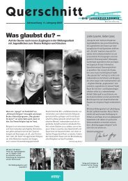 Ausgabe 2007 - Jugendakademie Walberberg