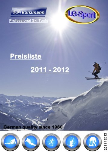 Preisliste 2011-2012 LG-Sport - Kunzmann Ski- & Snowboard Tools