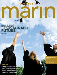 A SUSTAINABLE FUTURE - College of Marin