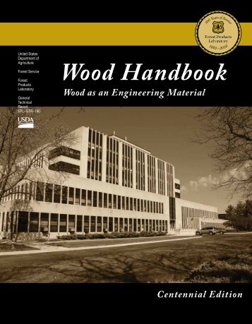 Wood Handbook, Front Matter - Oregon Wood Innovation Center