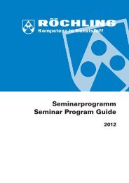 Seminarprogramm Seminar Program Guide - Röchling