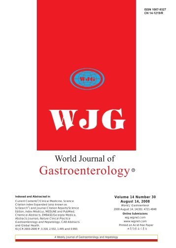 Nuclear factor kappa B - World Journal of Gastroenterology