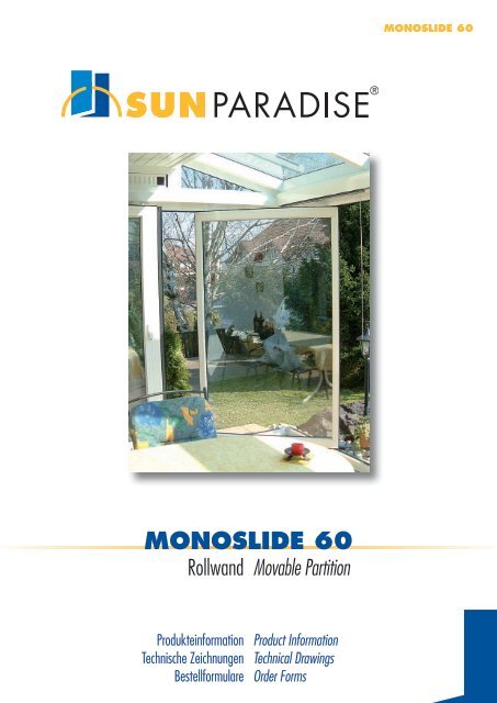 monoslide 60 (pdf) - Sun Paradise UK