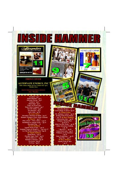 Hammer Jan. 2009 - Hammer Magazine Maui