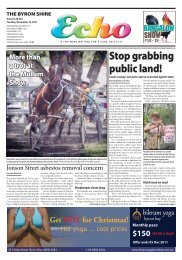 Download issue 26_23 as PDF - The Byron Shire Echo