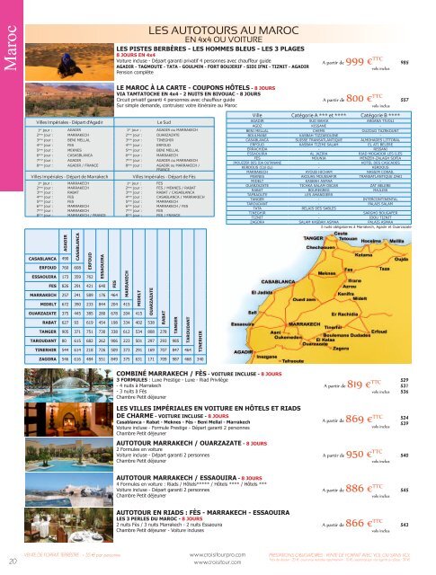 Brochure Terres Méditerranéennes & Dubaï - Croisitour