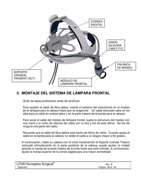 Headlamp System Operation and Service Manual - Sunoptic ...