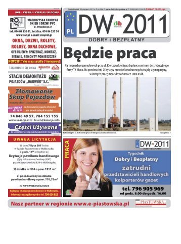DiB nr 004 DW2011 27.06.2011 r.pdf - DB - tygodnik Dobry i Bezpłatny