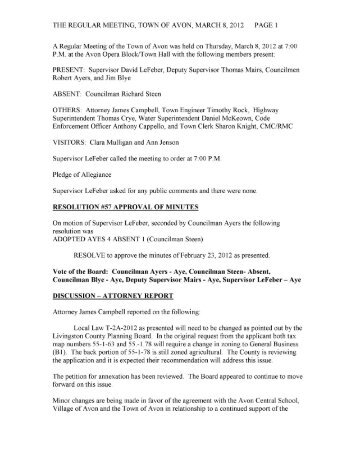 THEREGULARMEETING TOWNOFAVON MARCH8 2012 PAGE1 ...