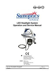 LED Headlight System Operation and Service Manual - Sunoptic ...
