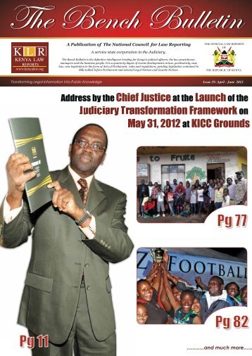 Bench Bulletin - Issue 19 - Kenya Law Reports