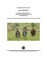 Blood Diamond Curriculum Guide (PDF) - Amnesty International USA