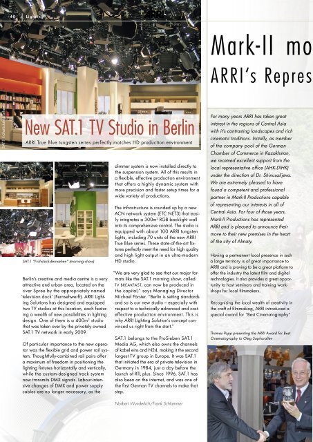 ARRI News September 2009 - ARRI Media
