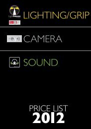 Download Price List (pdf.) - LightHouse Film Service Co.,Ltd.