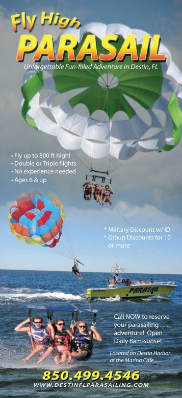 View Our Brochure [pdf] - Fly High Parasail