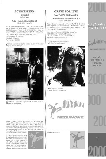 Katalógus 2000 - Mediawave
