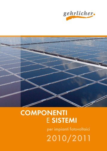 Componenti e sistemi - Gehrlicher Solar