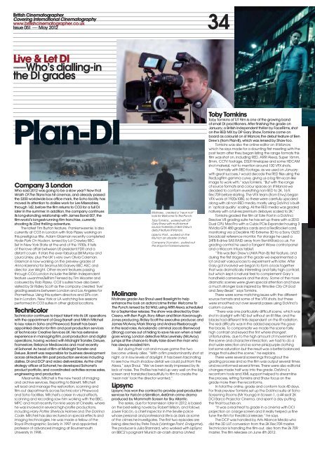 British Cinematographer issue 51 - Imago