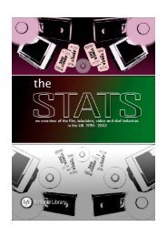 The Stats - British Film Institute