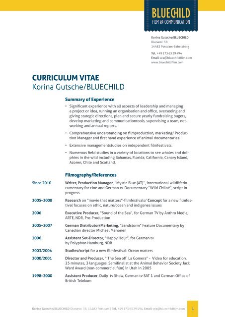 Curriculum Vitae (PDF)