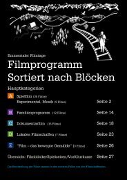 Filmprogramm 2010 - Emmentaler Filmtage