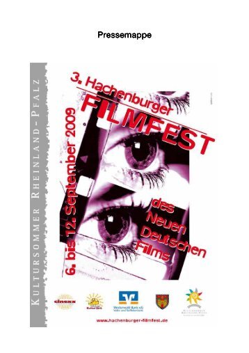 Presse-Mappe 2009 - Hachenburger Filmfest