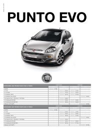 Preisliste Fiat Punto Evo - Garage im Steiger AG