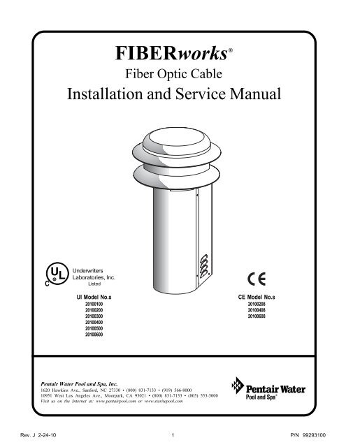 Fiber optic pool lighting pentair deals
